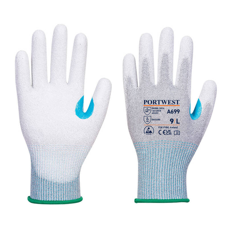 Portwest MR13 ESD PU Palm Glove (Pk12)